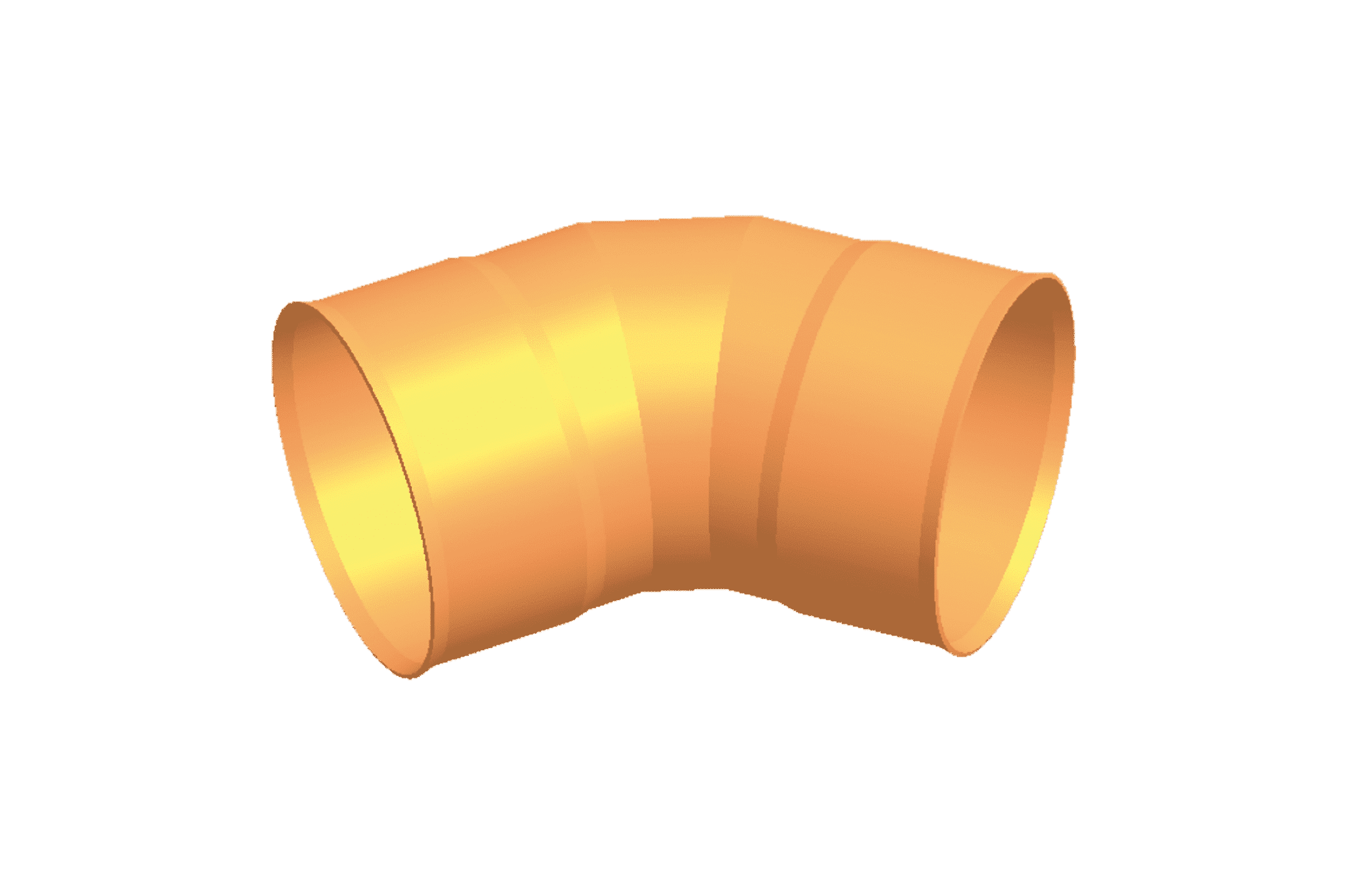 Plain elbow 45º