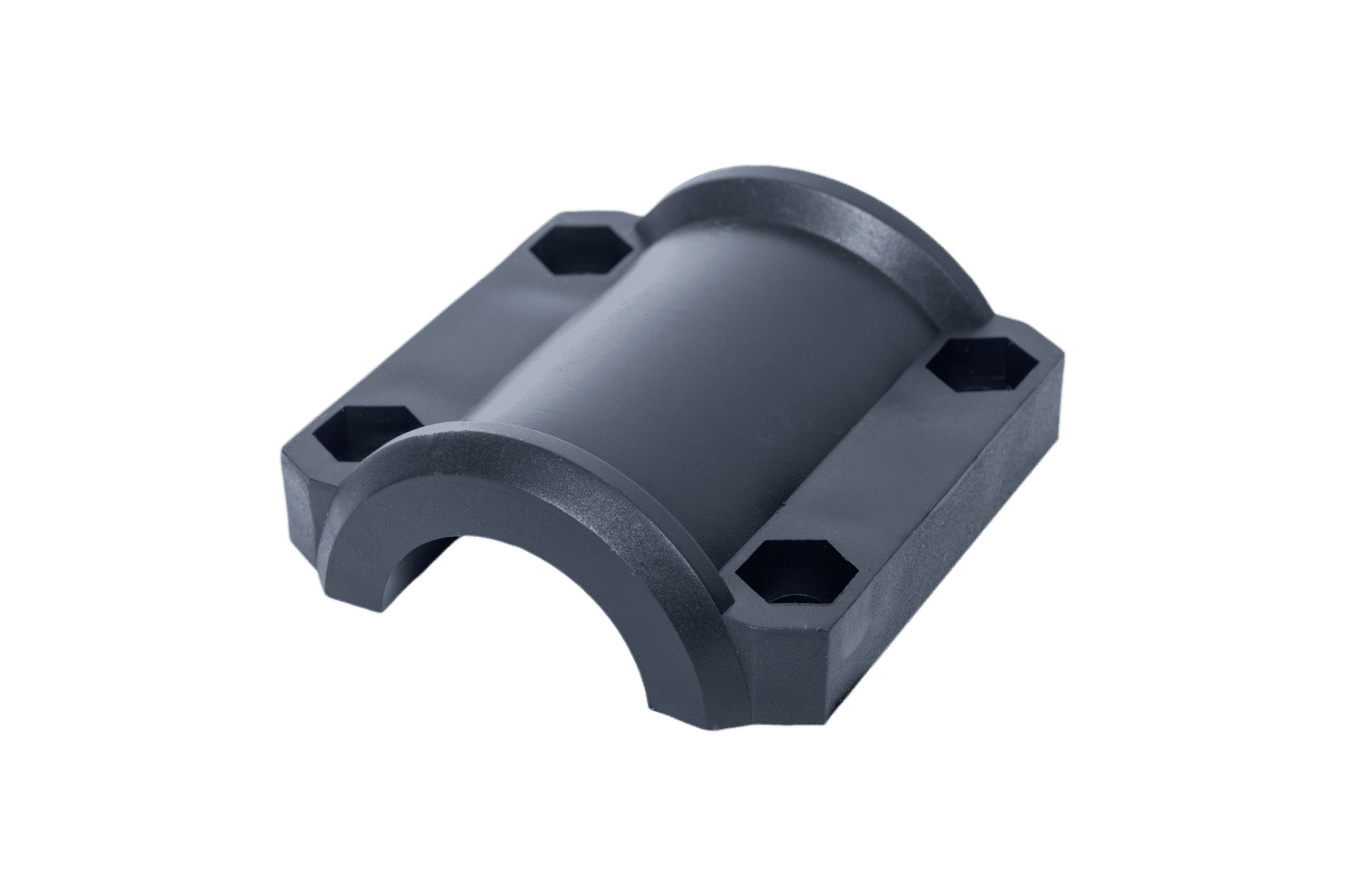 Half blind pipe bracket