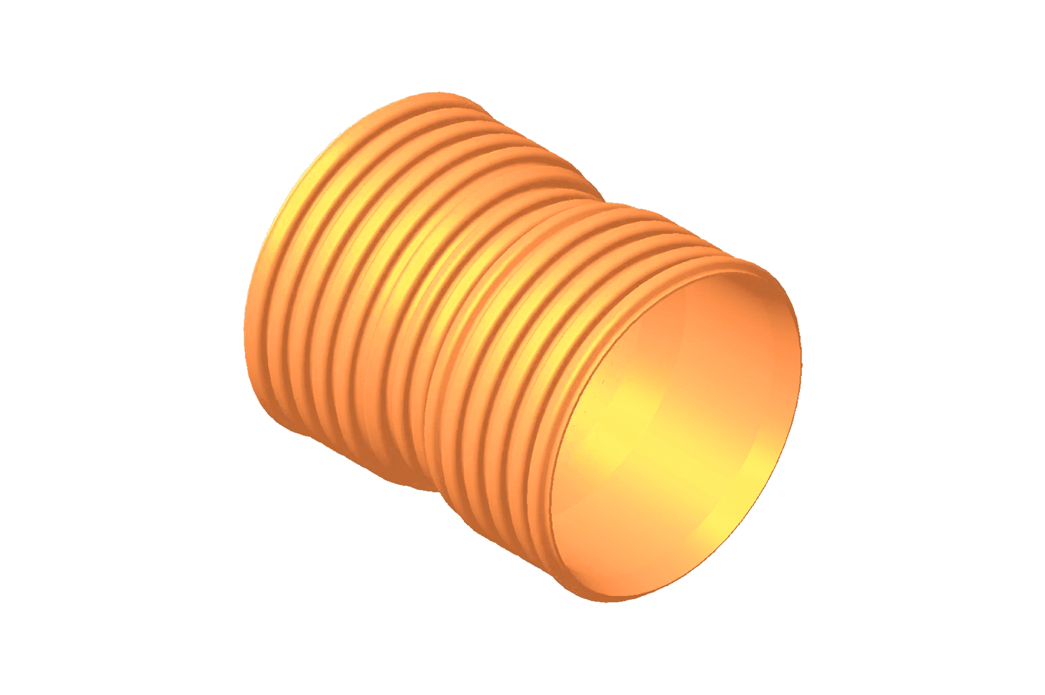 Locked corrugated single socket
