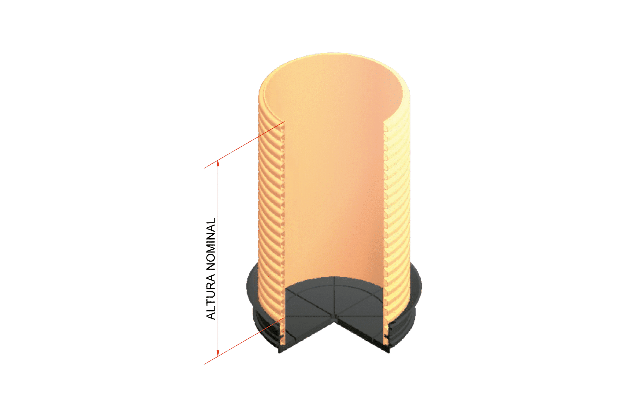 Manhole DN600 for colectors to DN315