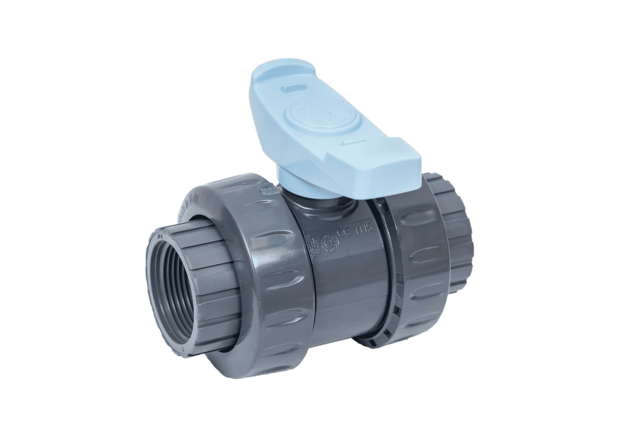 PVC threaded ball valve F-F