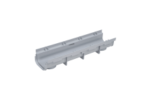 Slot drainage channels for PP and inox grids