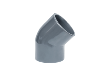 Pressure elbow F-F 45º