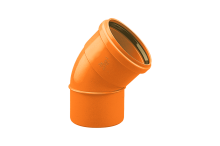 Elbow 45º M-F elastic seal