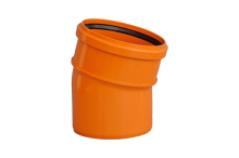 Elbow 15º M-F elastic seal