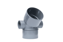 Elbow M-F 45º double side intake